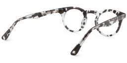 Abigail Round Gray Glasses5