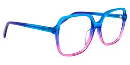Lollipop Square Blue-Purple Glasses2