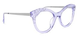 Mileva Cateye Purple Glasses2