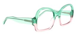 Peffer Geometric Green-Pink Glasses2