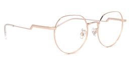 Tiffany Round Rose-Gold Glasses2