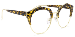 Latoya Geometric Tortoise Glasses2