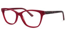 Carly Square Red Glasses3