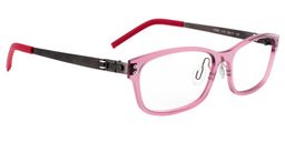 Althea Rectangle Red/Pink Glasses3