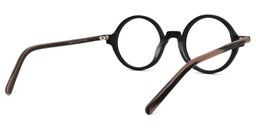 Otto Round Black Glasses4