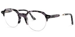 Carleton Round Purple Tortoise Glasses2