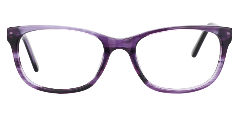 Rectangle Purple Glasses0