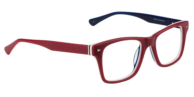 Rectangle Red Glasses3