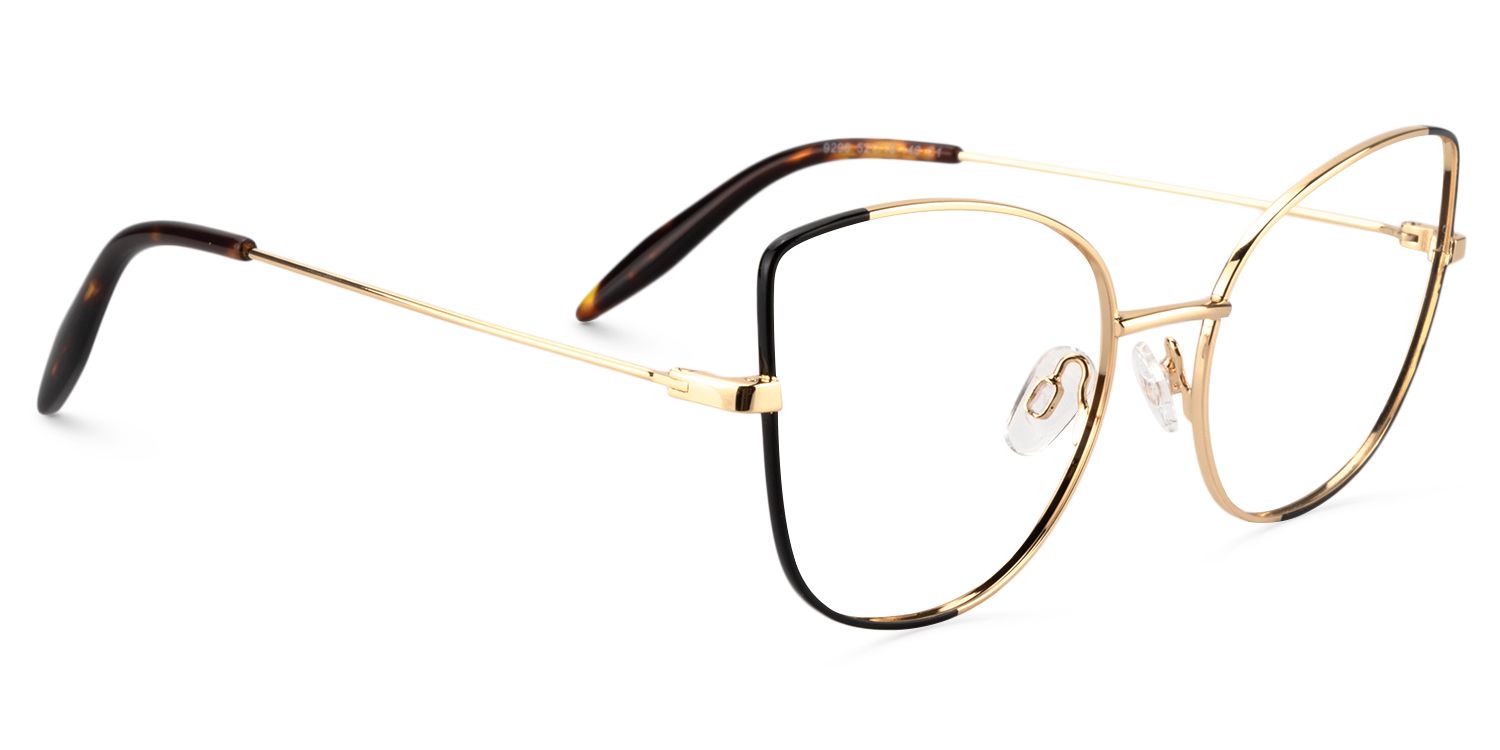 Cat Eye Gold Glasses | Zeelool Glasses2