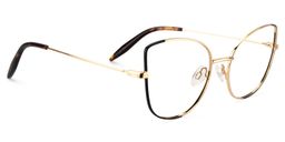 Carlton Cat Eye Gold Glasses2
