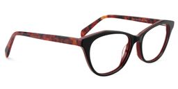 Carmelita Rectangle Black Glasses2