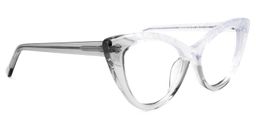 Maxine Cateye Gray Glasses2