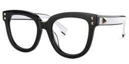 Cashlin Round Black Glasses2