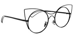 Hammer Cateye Black Glasses2