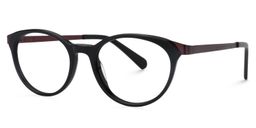 Casper Oval Black Glasses2