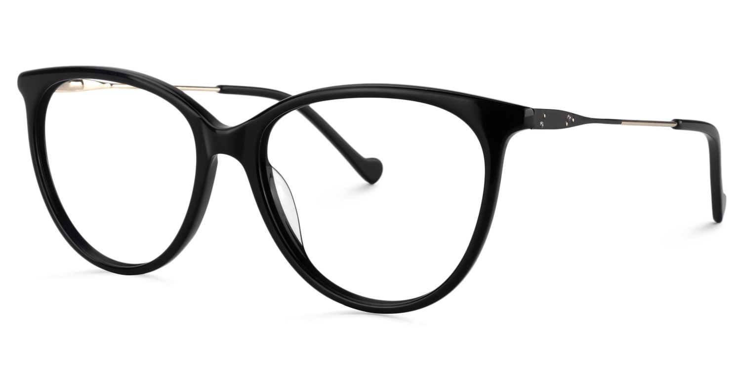 Round Black Glasses | Zeelool Glasses2