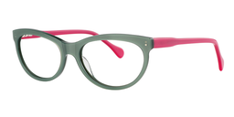 Kayla Oval Green Glasses2