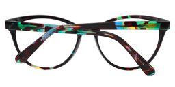 Ethel Cateye Green Floral Glasses3