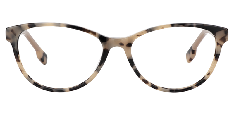 Oval Light Tortoise Glasses0