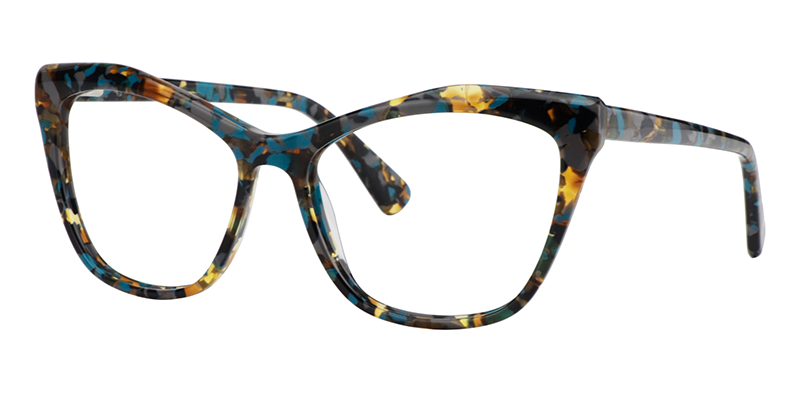 Cateye Brown-Blue Glasses2