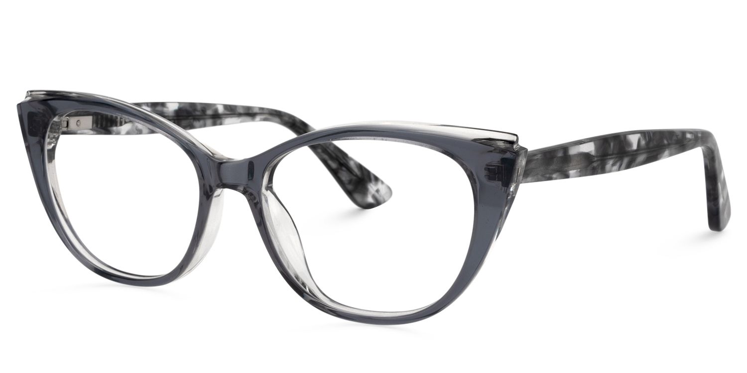 Cat Eye Gray Glasses | Zeelool Glasses2