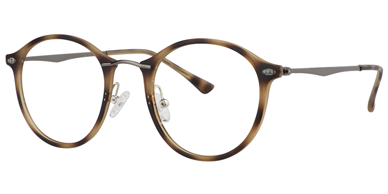 Round Light Amber Glasses | Zeelool Eyeglasses2