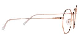 Kaitlyn Rose-Gold Geometric Glasses2