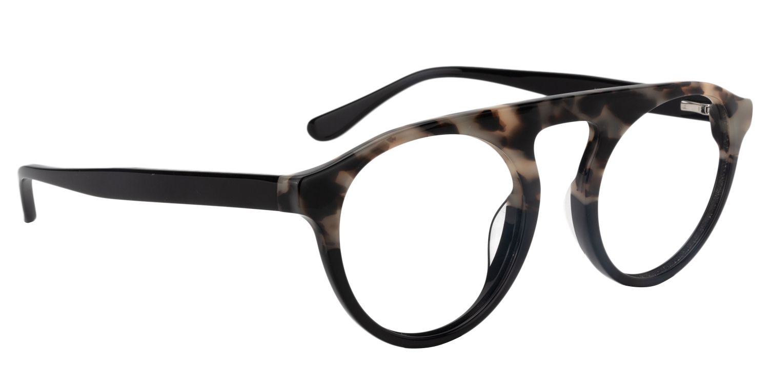 Round Light-Tortoise Glasses | Zeelool Glasses3