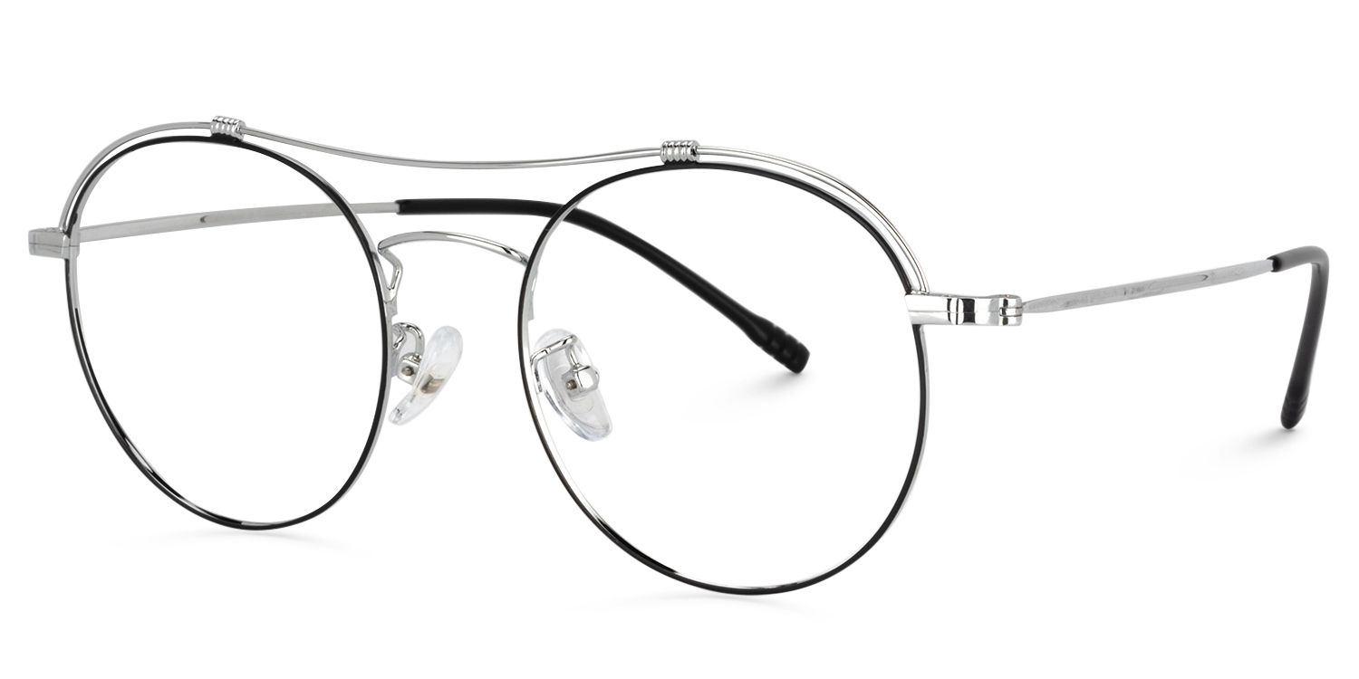 Aviator Black Glasses | Zeelool Glasses3