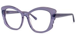 Irina Cateye Purple Glasses1