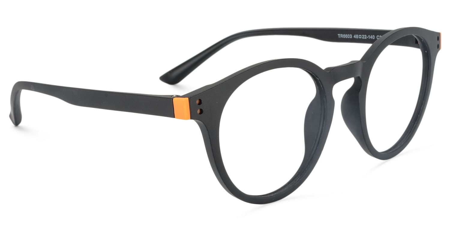 Round Black Glasses | Zeelool Glasses4