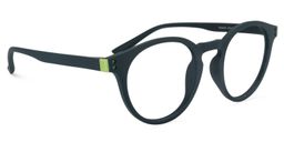 Charley Round Dark Green Glasses2