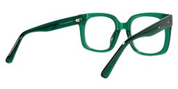 Paisley Square Dark-Green Glasses3