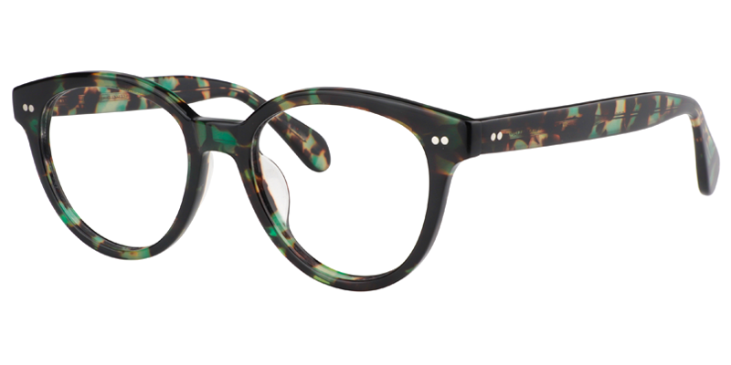 Oval Green Floral Glasses | Zeelool Eyeglass Frames2