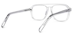 Shane Geometric Clear Glasses3