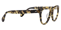 Quincy Oval Light Amber Glasses4