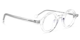 Cassandra Round Clear Glasses2
