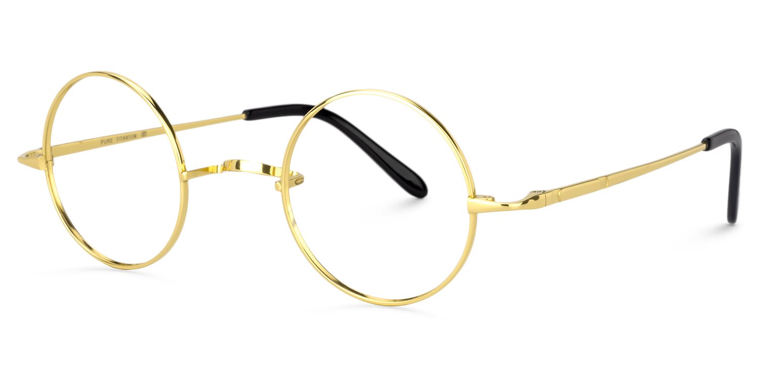 Round Gold Glasses | Zeelool Glasses3
