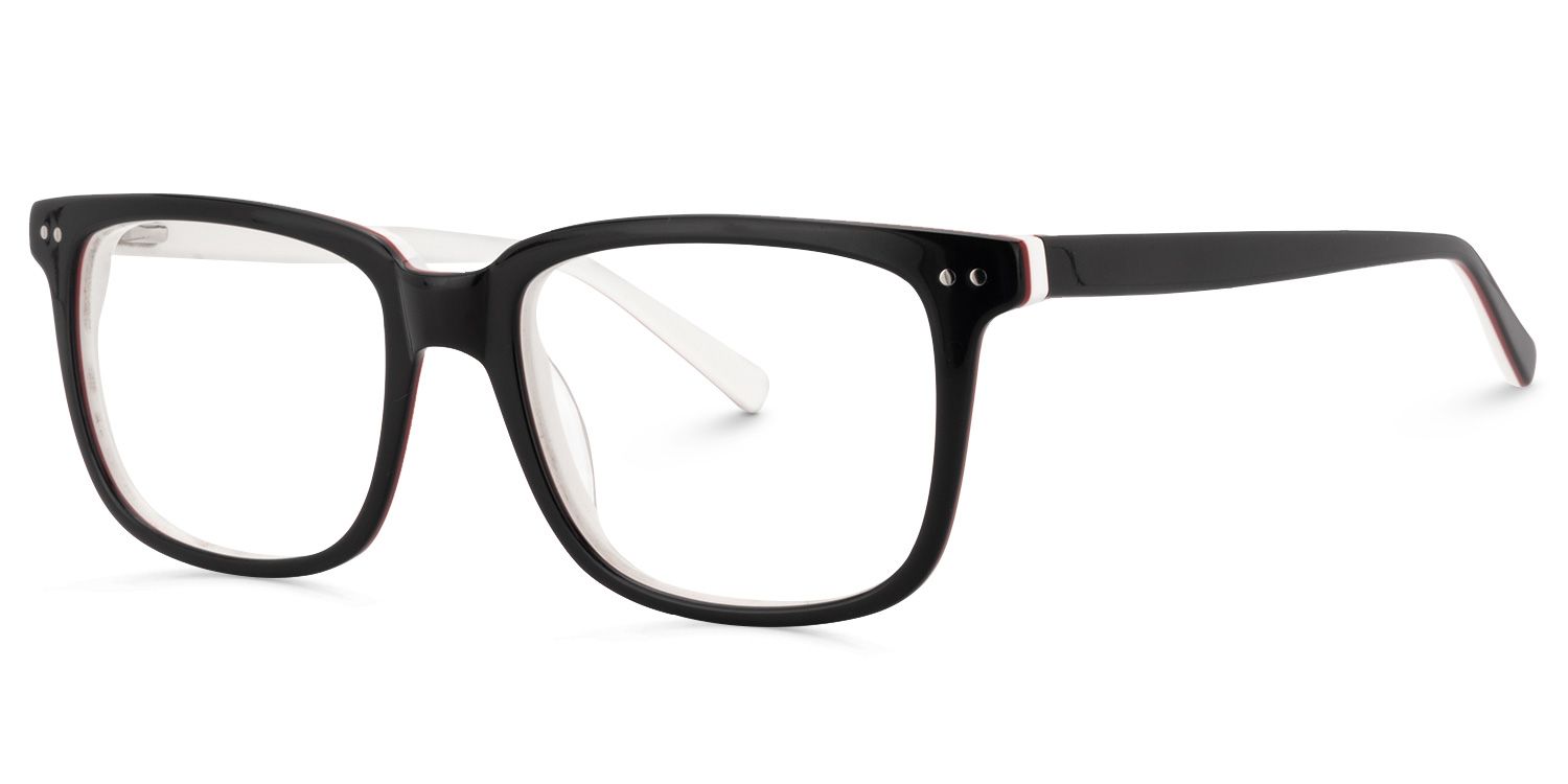 Rectangle Black Glasses | Zeelool Glasses2