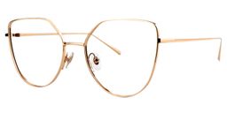 Ariel Cat Eye Gold Glasses2