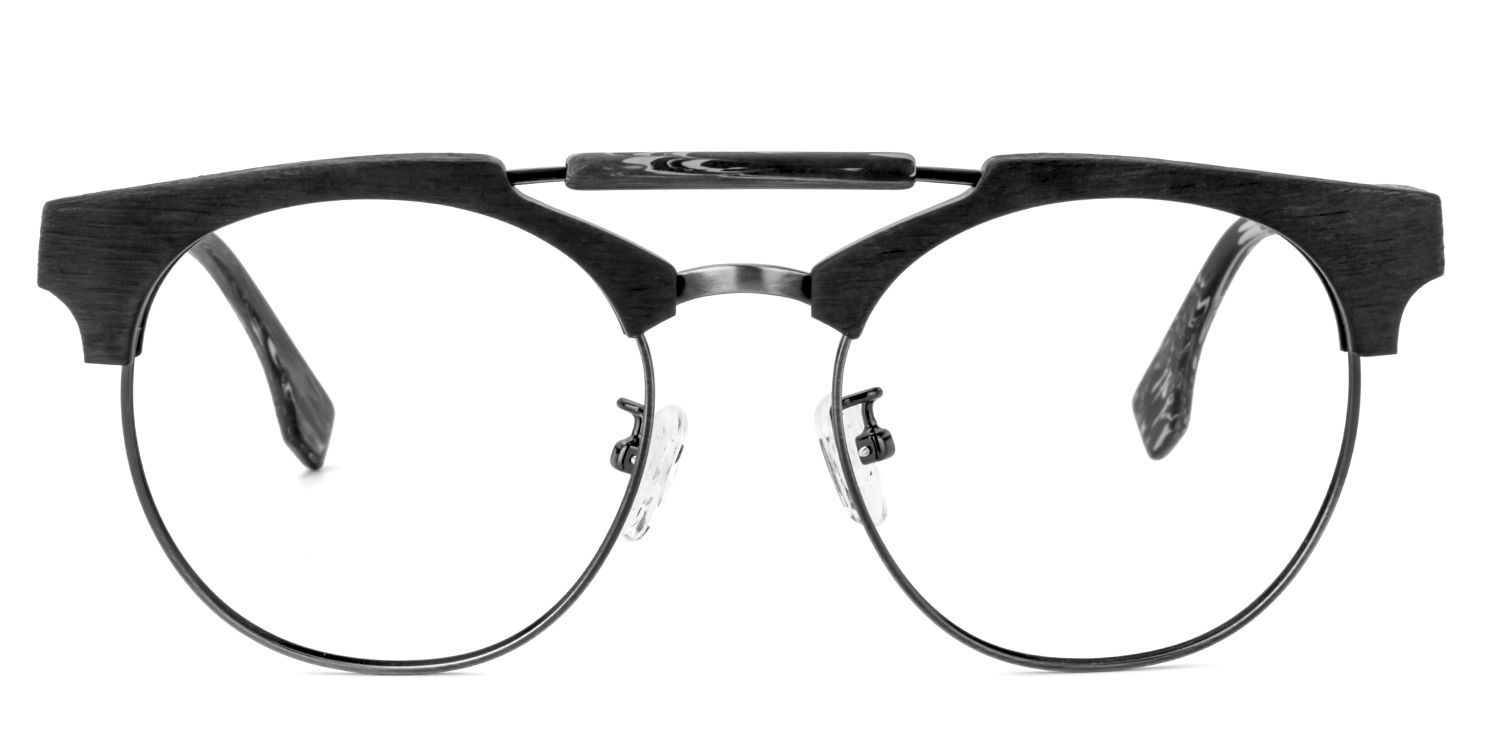 Aviator Black Glasses | Zeelool Glasses0