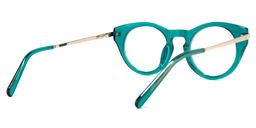 Morennah Cateye Peacock-Blue Glasses3