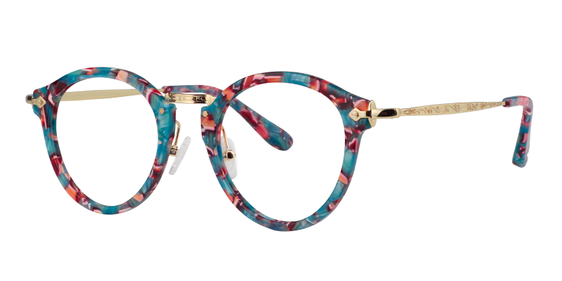 Round Floral Glasses | Zeelool Prescription Glasses2