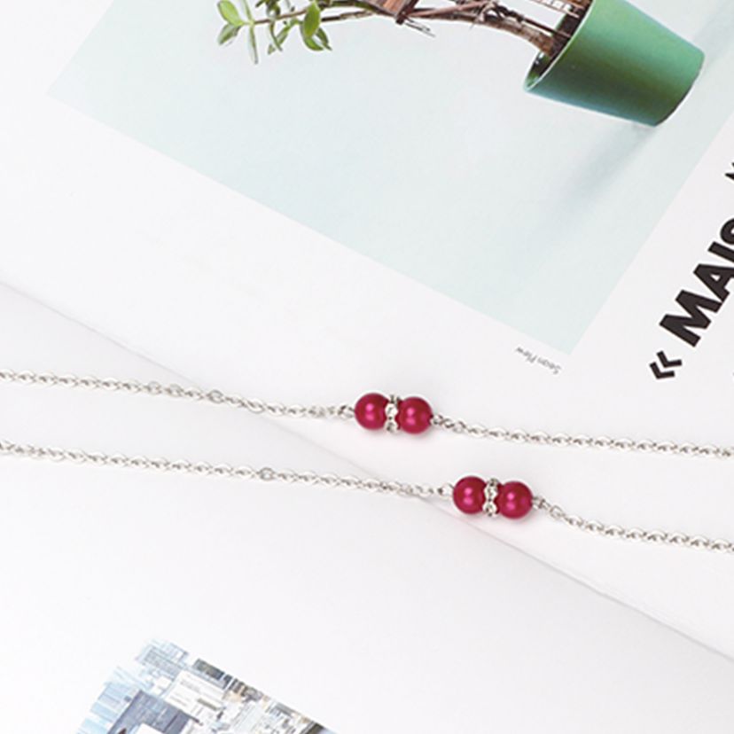 Red Beads Eyeglasses Chain-02
