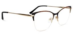 Clive Cat Eye Black Glasses2