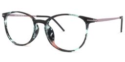 Brinkley Round Green-Floral Glasses1