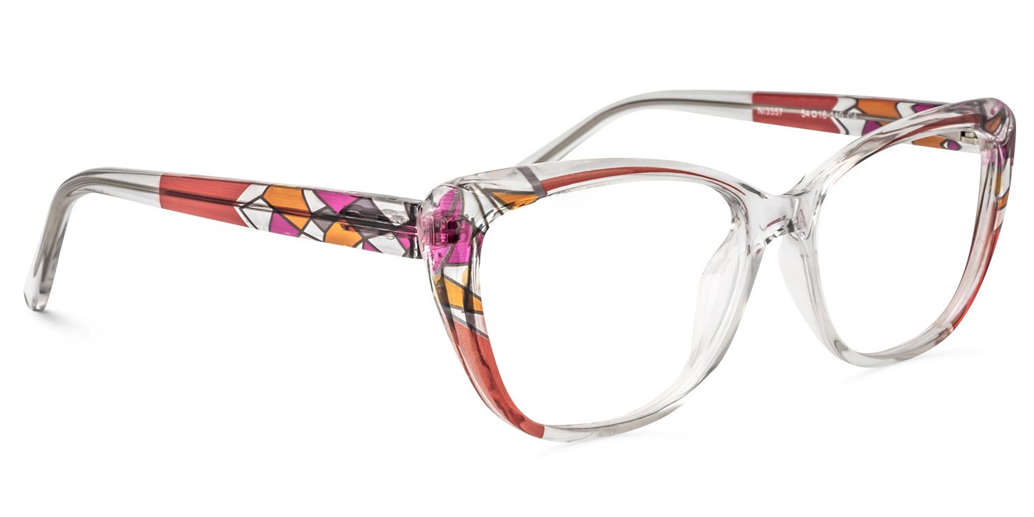 Cat Eye Clear Glasses | Zeelool Glasses2