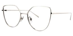 Ariel Cat Eye Silver Glasses2