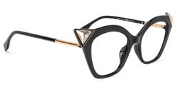 Decker Cat Eye Black Glasses2