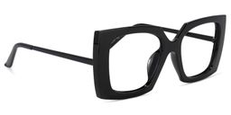 Landen Square Black Glasses2